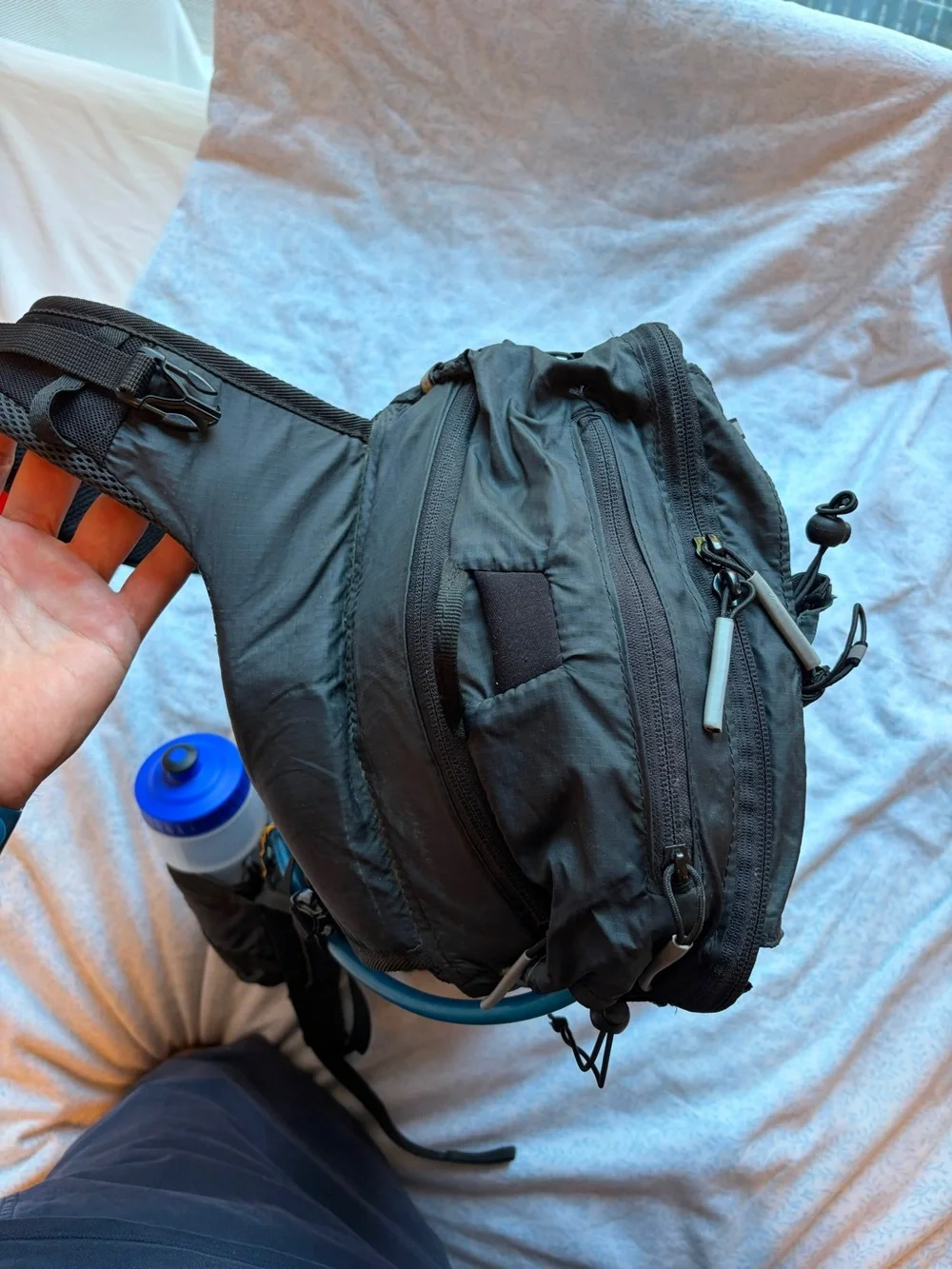 WAYF Black Men's Performance Backpack